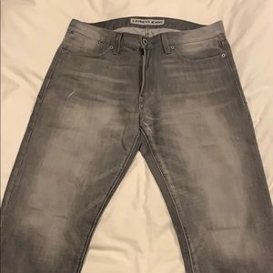 Express light gray classic fit boot cut 34 x 34
